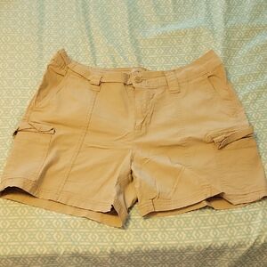 St. John's Bay Tan Cargo Shorts Relaxed Fit